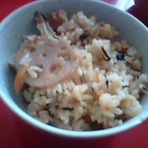 永谷園のお吸い物で れんこんとしめじの炊き込みご飯 レシピ 作り方 By めい 楽天レシピ 永谷園のお吸い物で れんこんとしめじの炊き込みご飯 レシピ 作り方 By めい 楽天レシピ